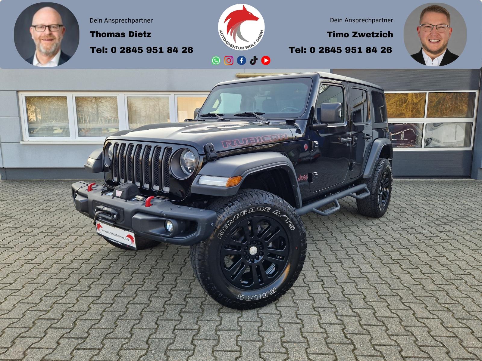 Jeep Wrangler Unlimited Rubicon *AHK*Kamera*LED