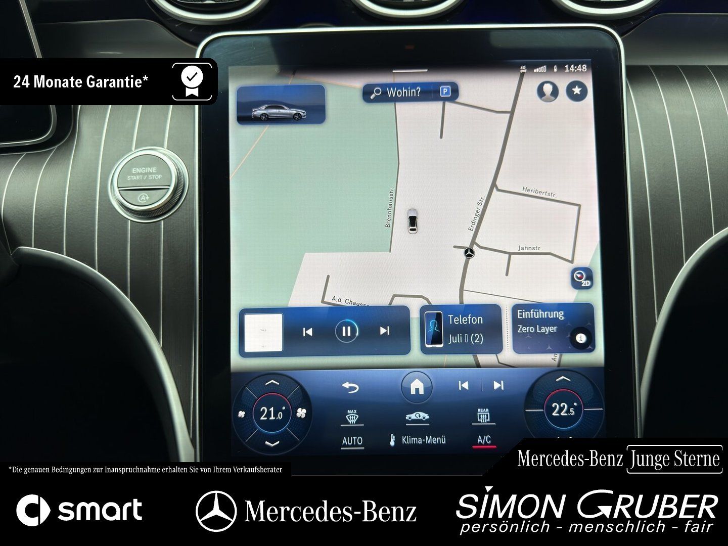 Fahrzeugabbildung Mercedes-Benz C 200 AMG Night Pano Leder Massage Sitzklima