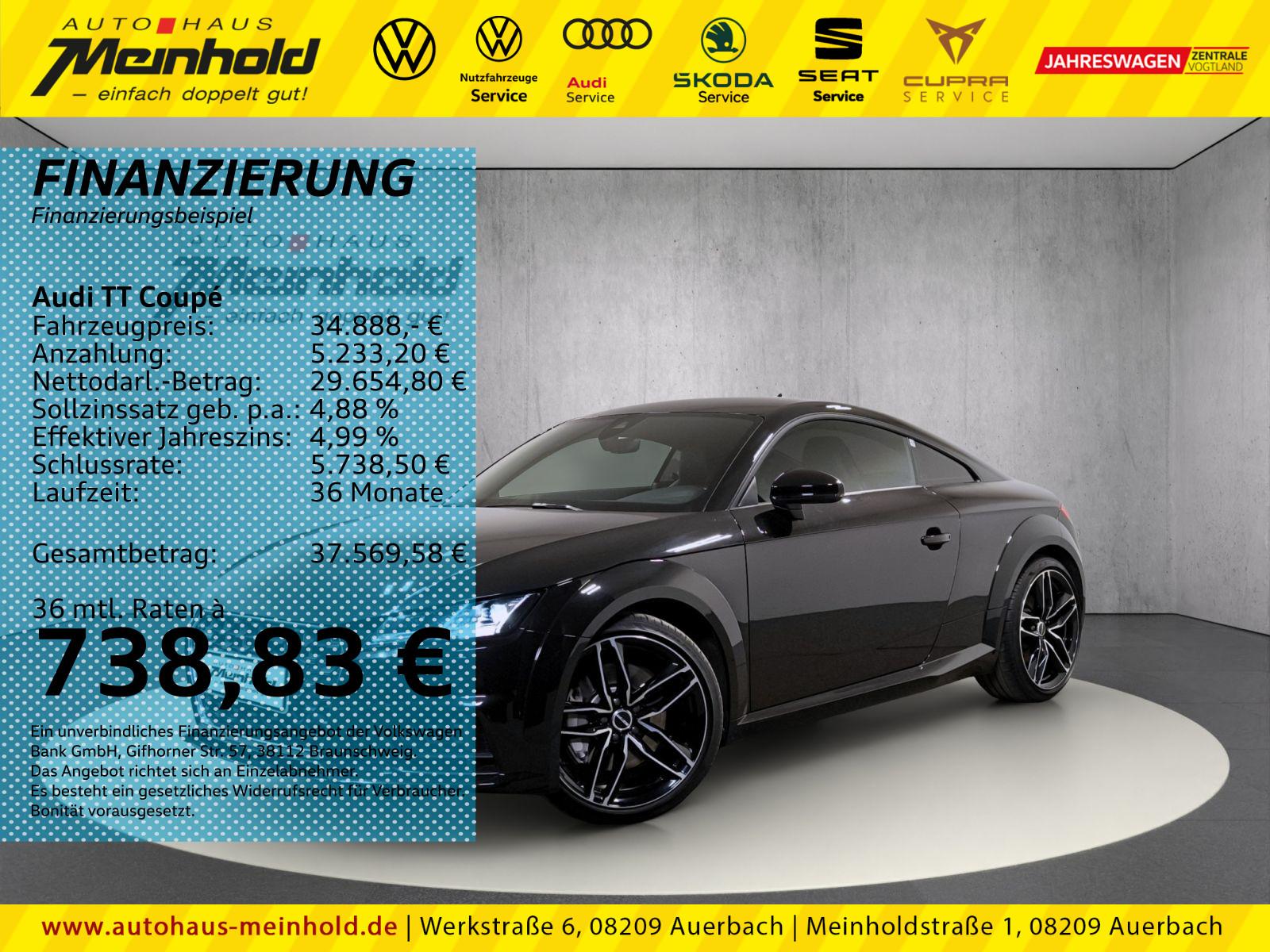 Audi TT Coupé 45 TFSI quattro S tronic, LED, Kamera