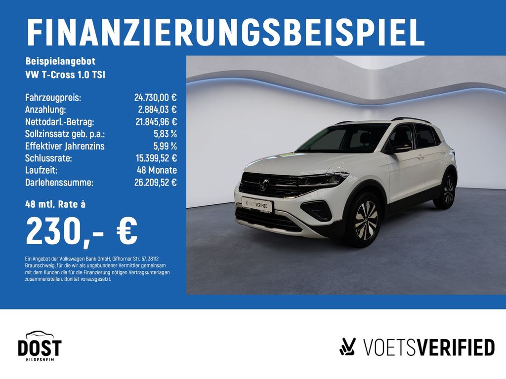 T-Cross 1.0 TSI Life KLIMA+NAVI+SHZ
