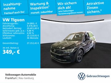 Volkswagen Leasingangebot: Volkswagen Tiguan 2.0 TDI DSG Active Navi AHK Rückfahrkamer
