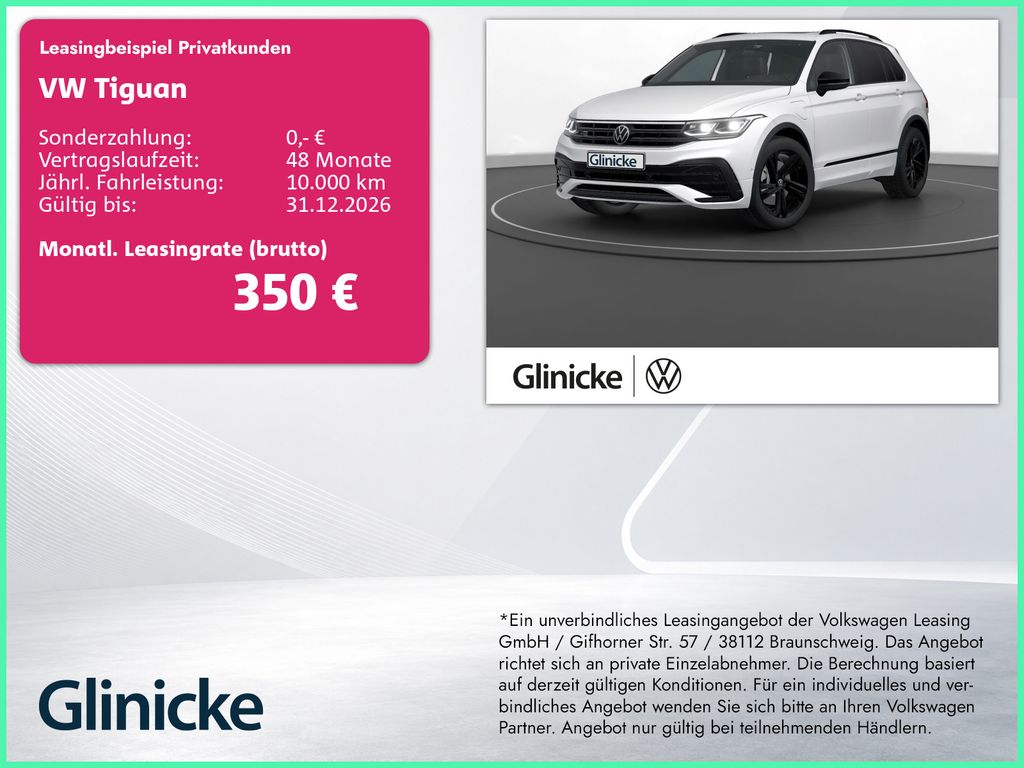 Tiguan 1.4 eHybrid R-Line AHK Pano LM 19" Matrix