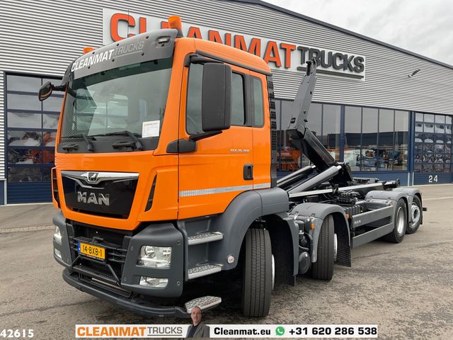 MAN TGS 35.360 8x2 Euro 6 VDL 30 Ton haakarmsysteem