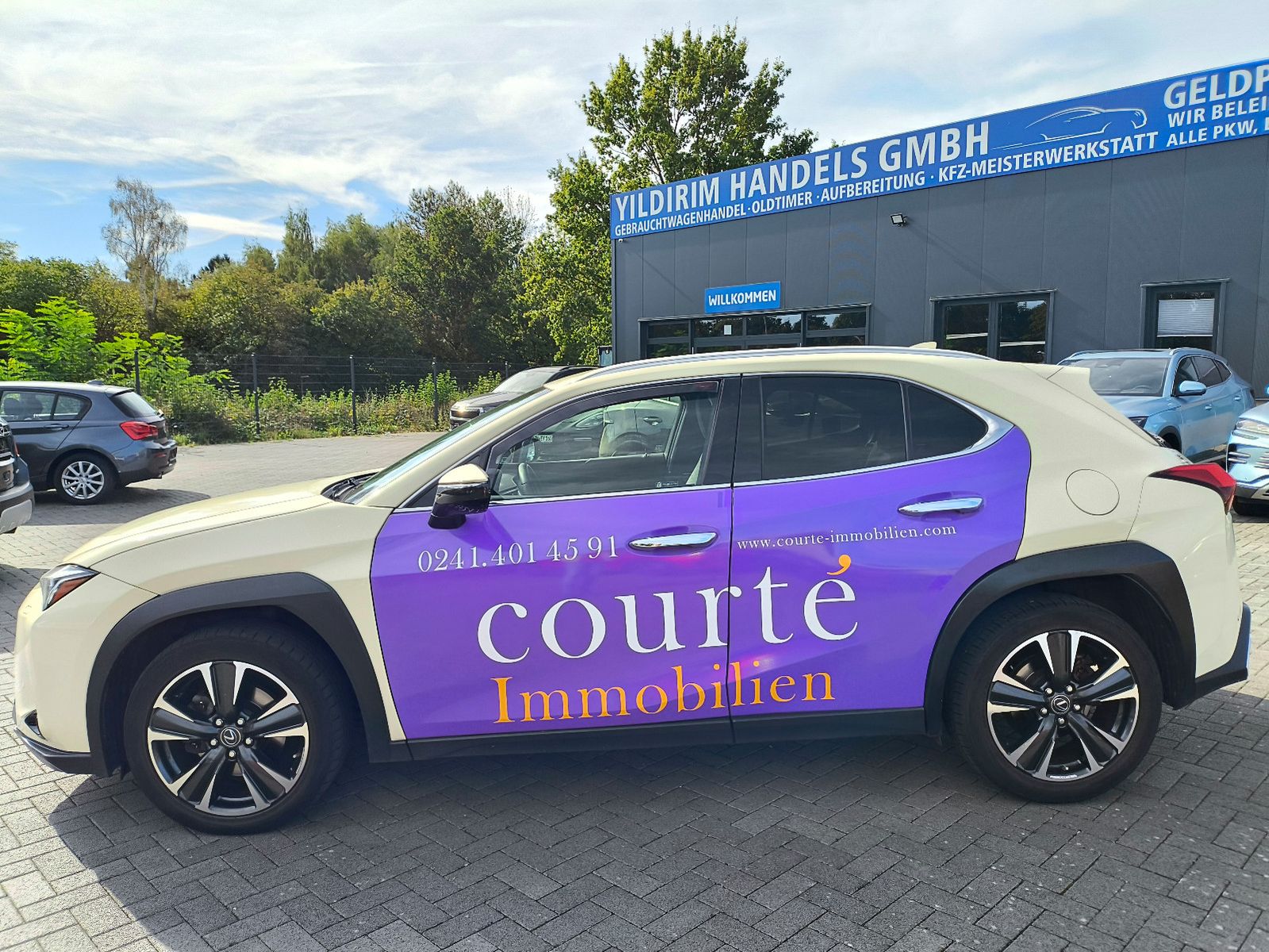 Lexus UX 250 h,EX TAXI,IST BEIGE FOLIERT,KLIMA,AUTOMAT