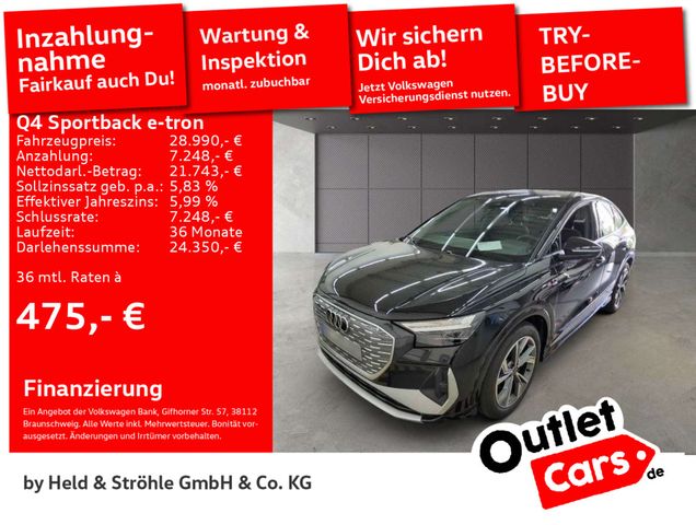 Audi Q4 Sportback 35 e-tron S LINE EXTERIEUR R-KAM