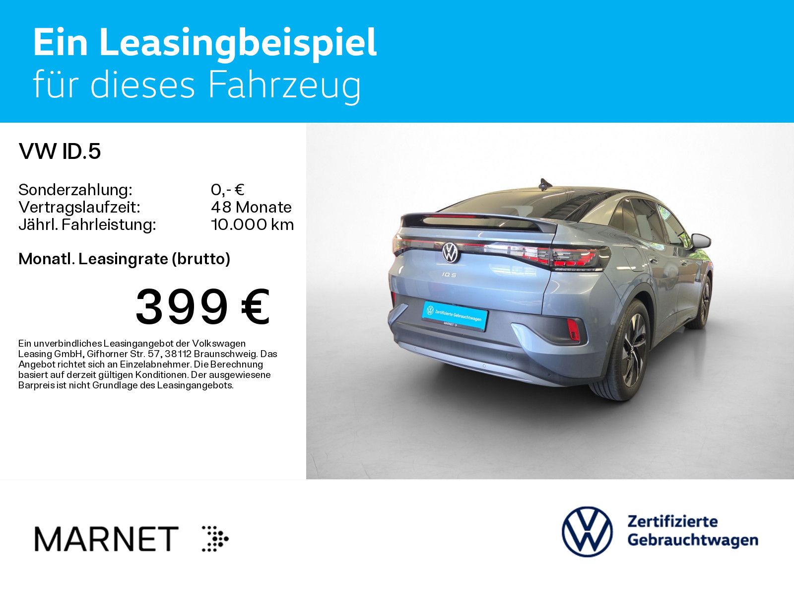 Volkswagen ID.5 Pro* Navi*Wärmep.*IQ-Light*Keyless*Kamera*S imagem 3