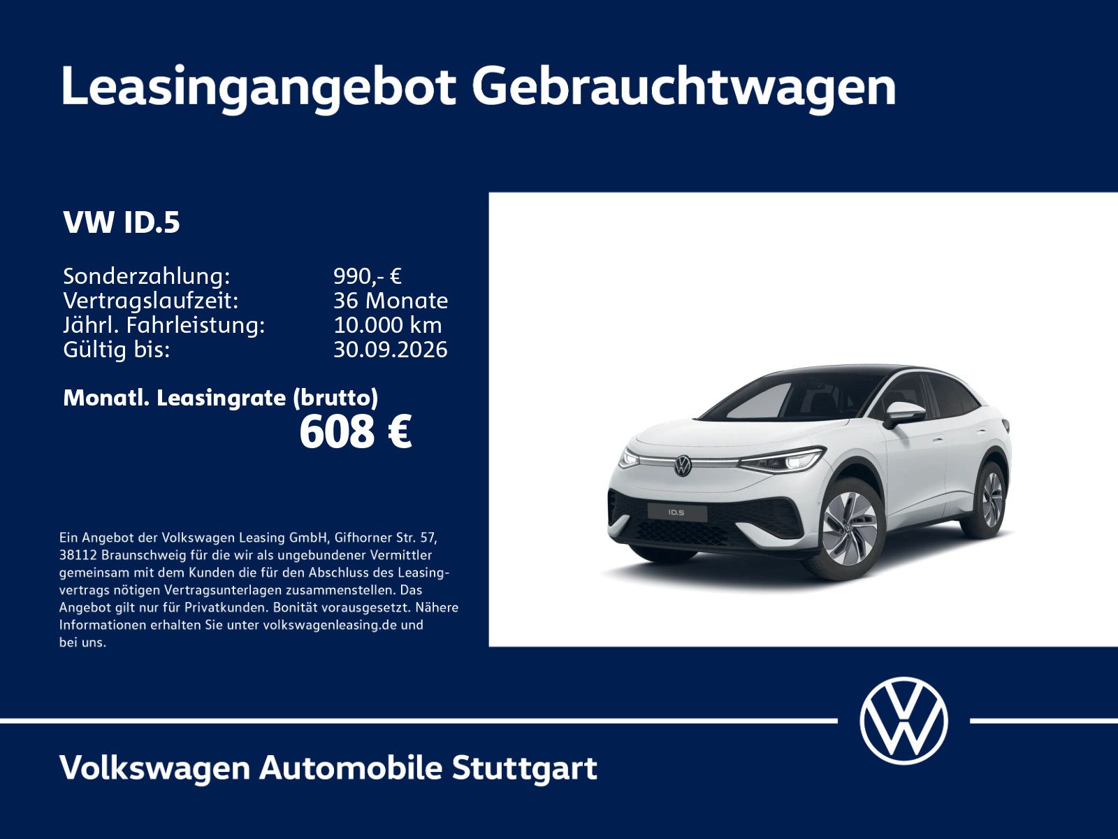Volkswagen ID.5 Pro Navi Kamera AHK foto 1