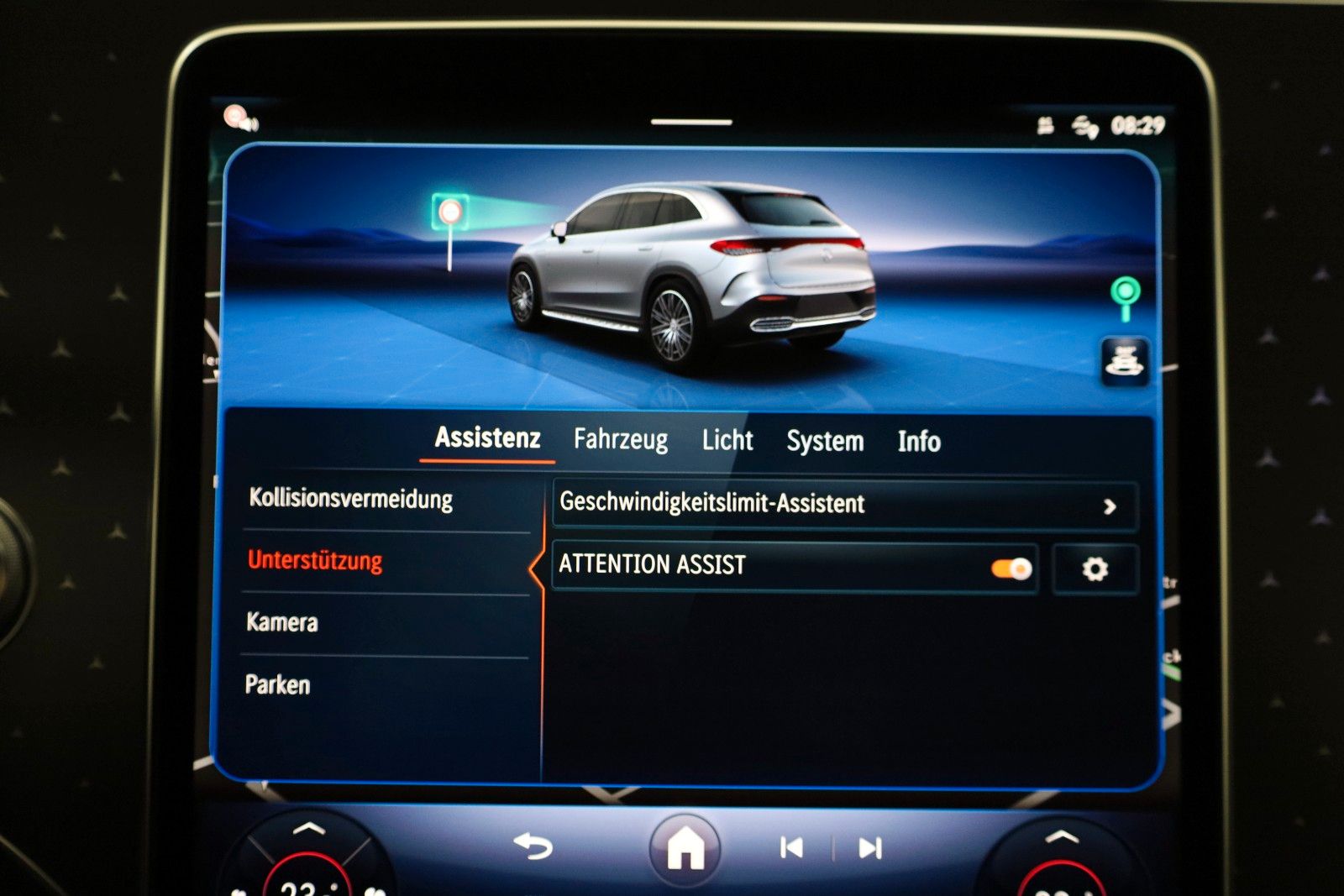Fahrzeugabbildung Mercedes-Benz EQE SUV 350 Electric Art,Advanced,Kamera,ACC