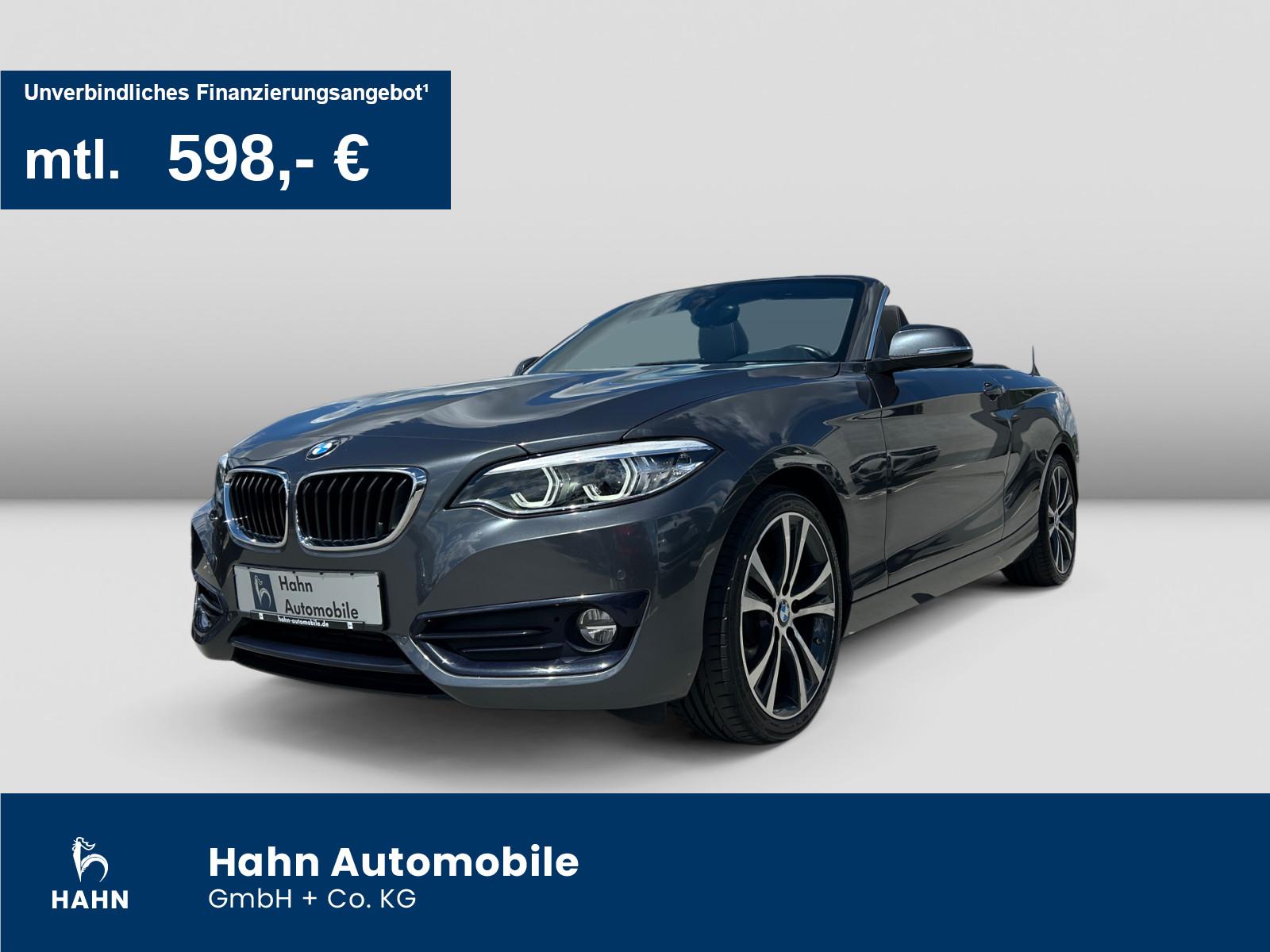 BMW 220d Cabriolet Auto. Sport-Line AHK Navi Einpark