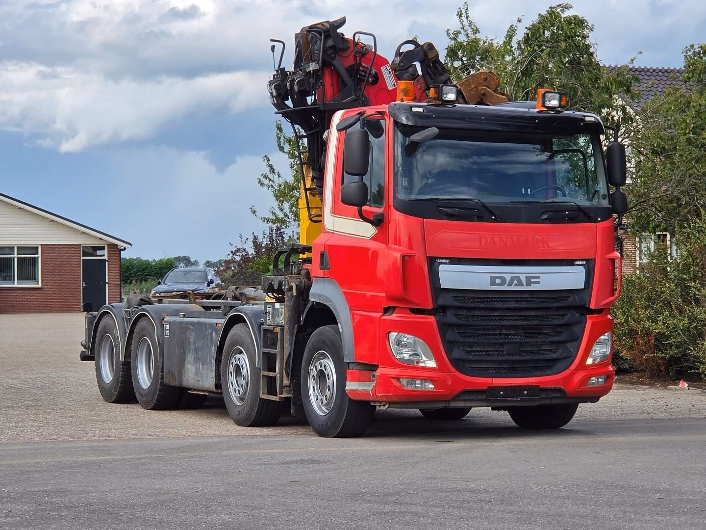 DAF CF 85 510 Palfinger Z-Kran. Hakenarm!!2017!! Met