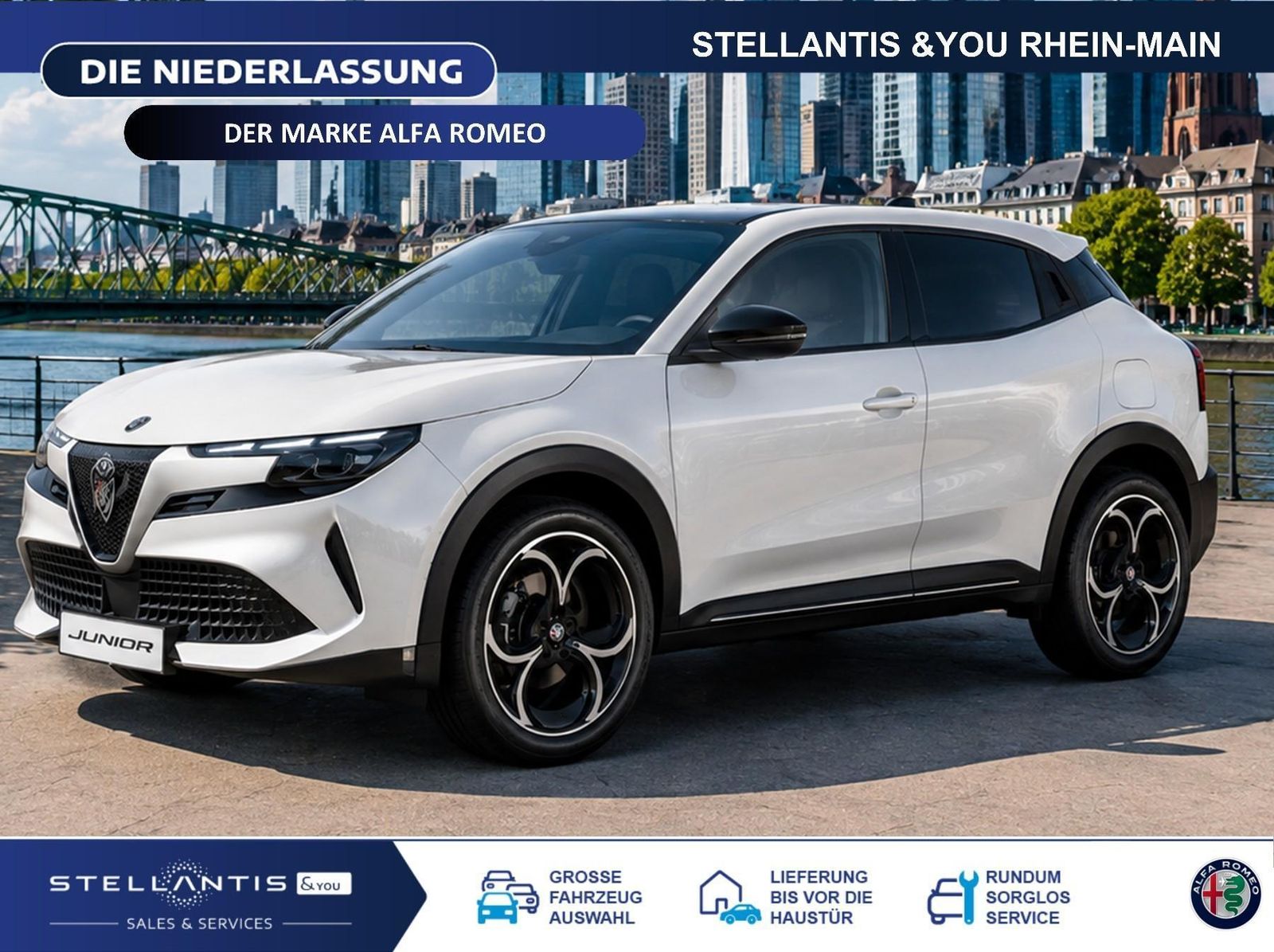 Alfa Romeo Junior Elettrica Ti LED Navi Sitzhzg