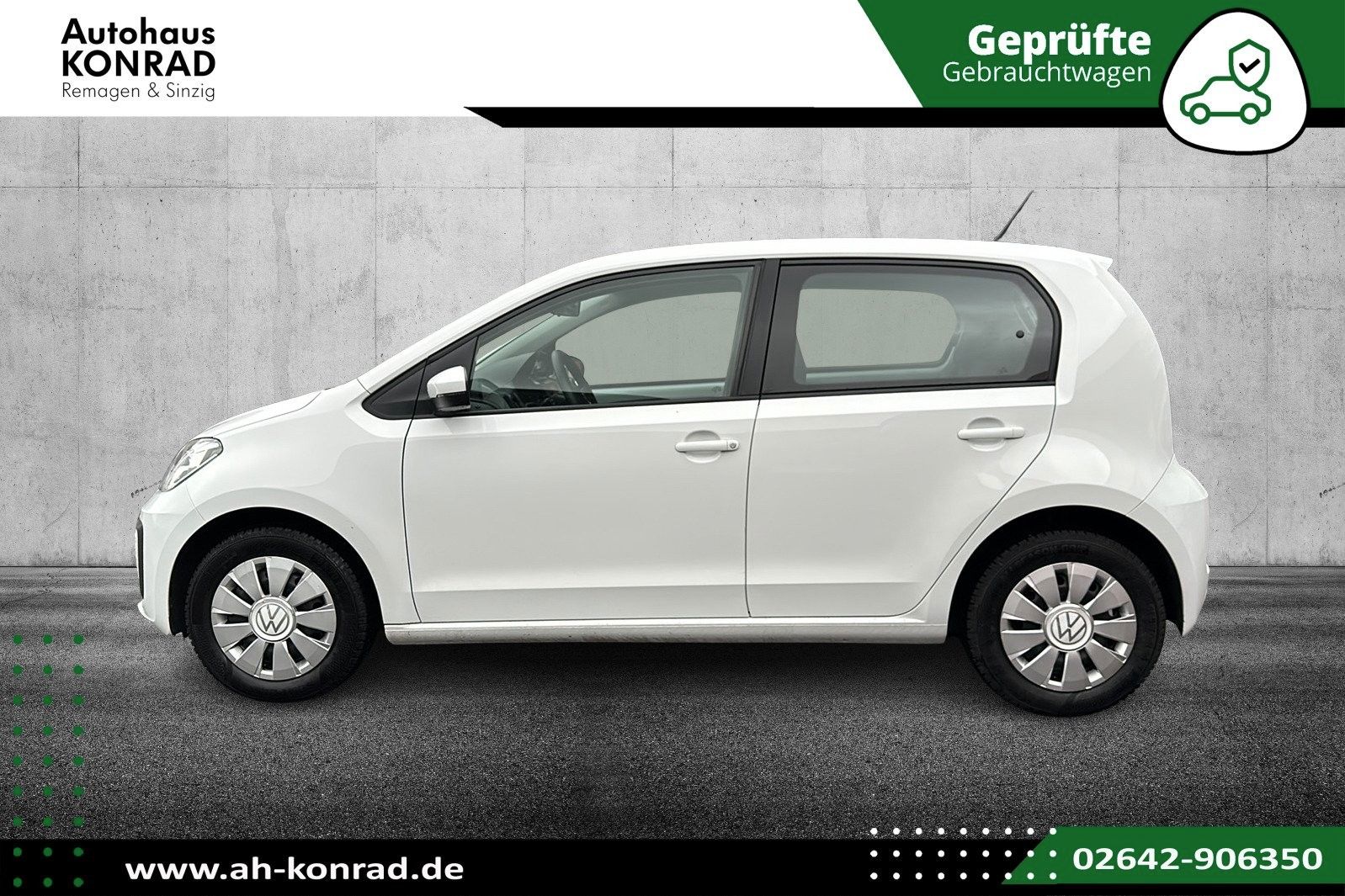 Fahrzeugabbildung Volkswagen up! move up!1.0 MPI*RCAM*PDC*KLIMA*TEMPOM*