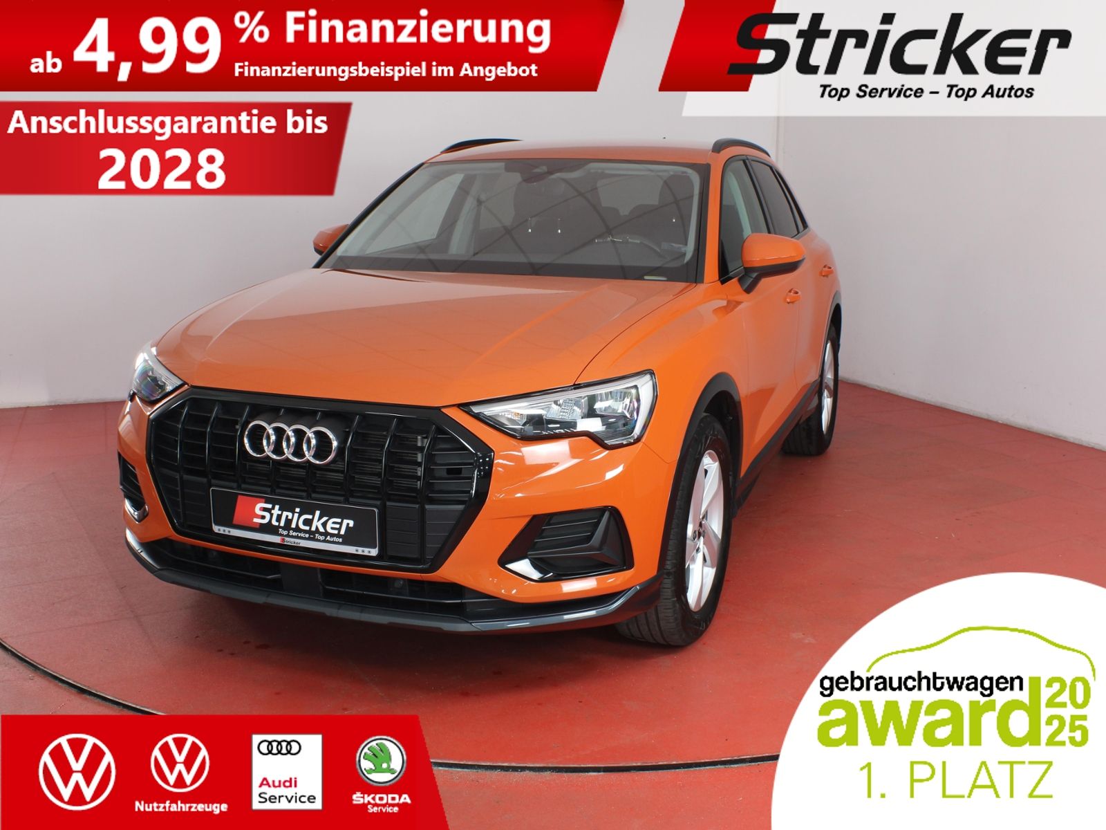 AUDI Q3 1.5TFSI 291,-ohne Anzahlung AHK Sitzheizung
