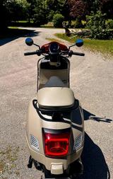 Vespa 300 GTV Polini Auspuffanlage und Spiegelsatz - VESPA BEIGE ROLLER