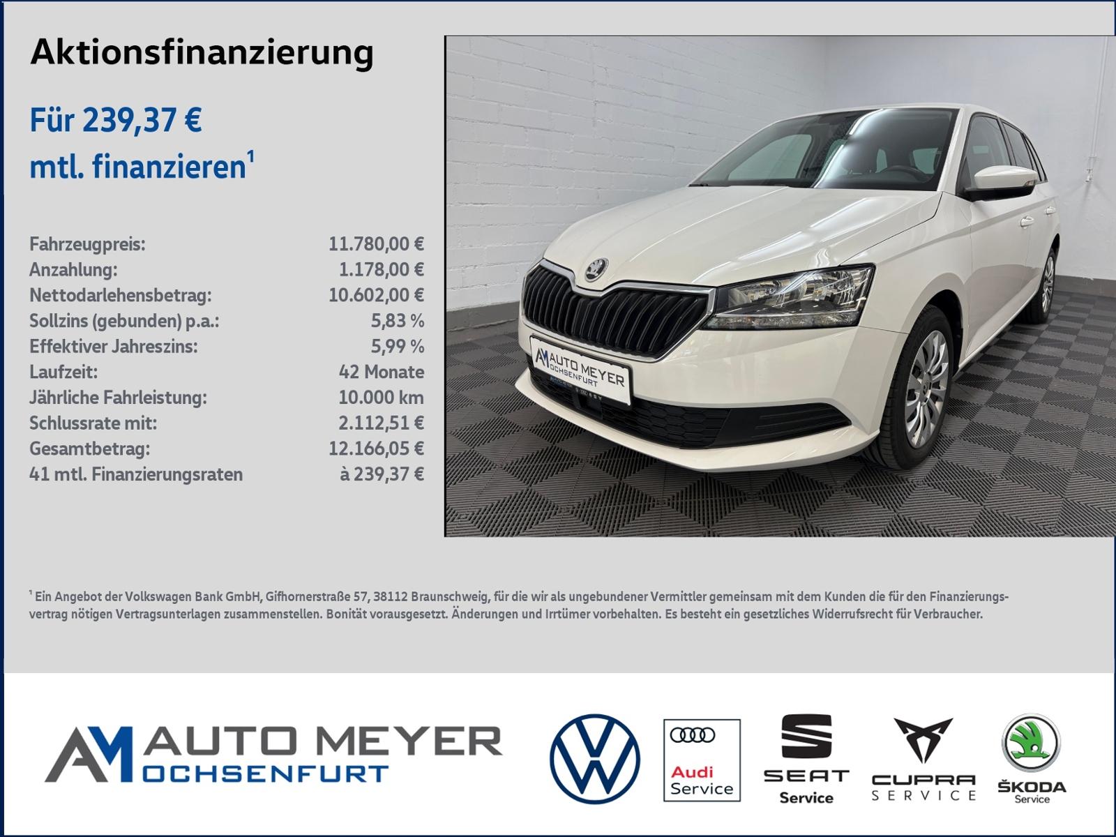 Skoda Fabia Combi Amb 1.0 TSI High-Light Assistant Nav