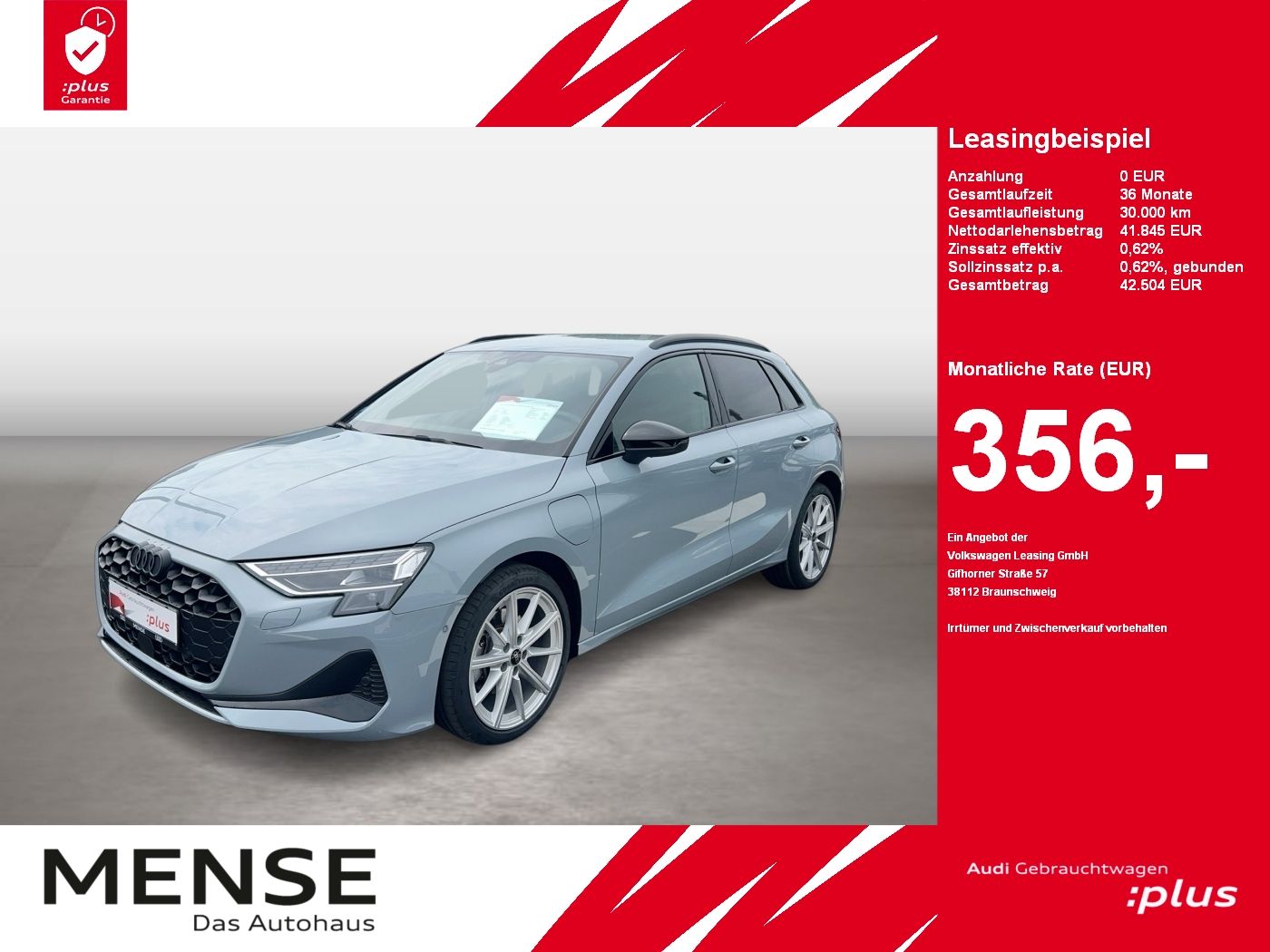 Audi A3 Sportback 40 TFSI e S tronic S line Sonos|AHK