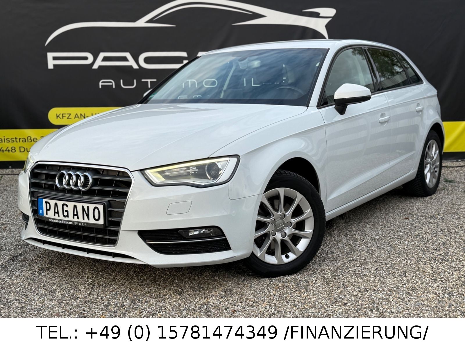 Audi A3 in Weiß bei Pagano Automobile Bild 1 von 1