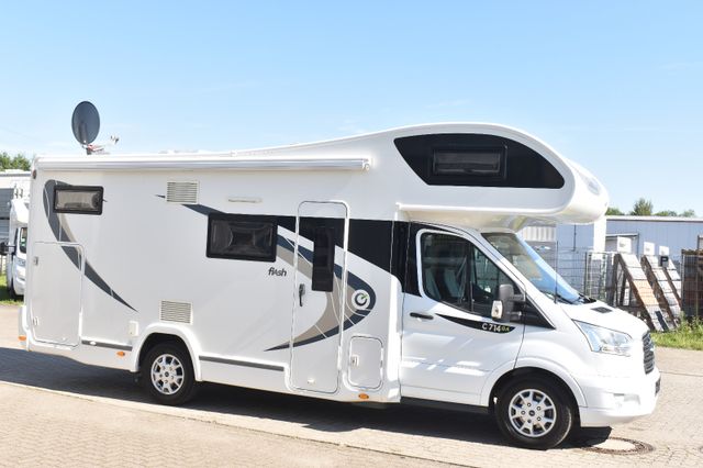 Chausson C 714 GA DOPPELBETT AUT.SAT+TV 2xSOLAR W-LAN TOP