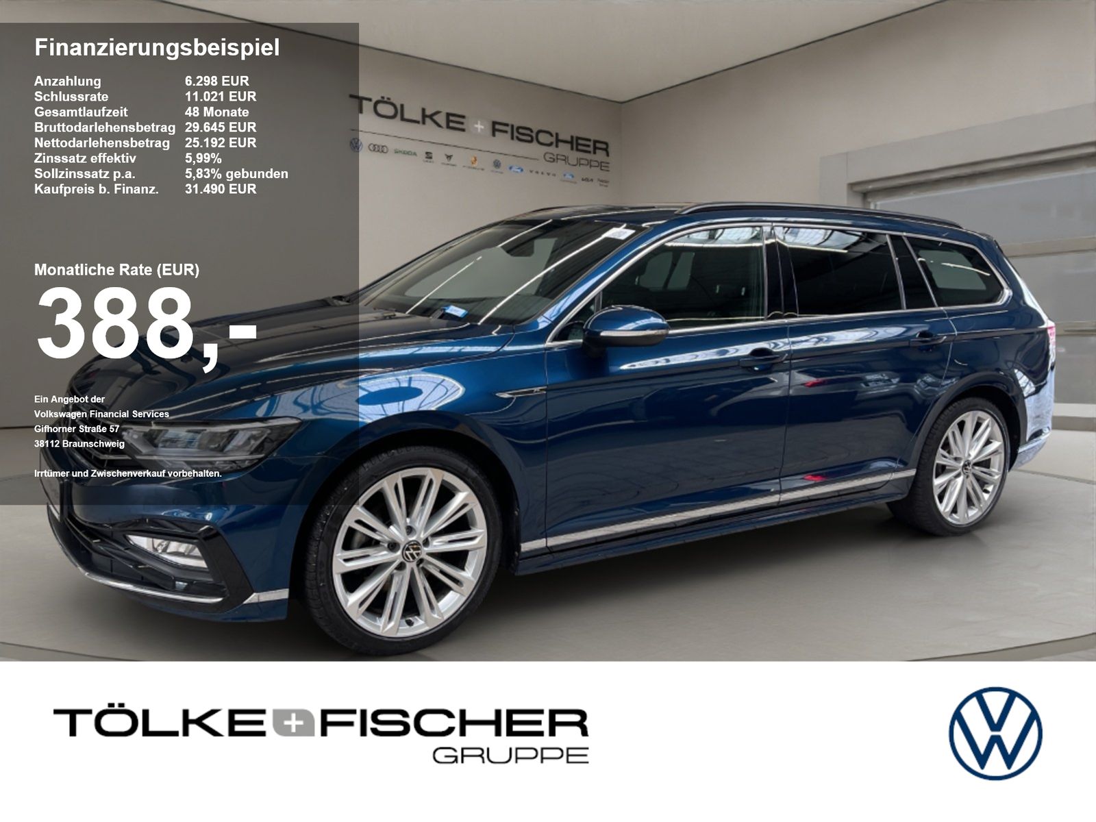 Volkswagen Passat Variant 2.0 TDI BMT Business R-Line ACC