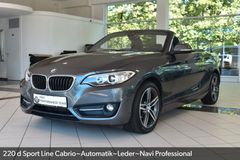 BMW 220 d Sport Line Cabrio~Automatik~Leder~Navi Pro