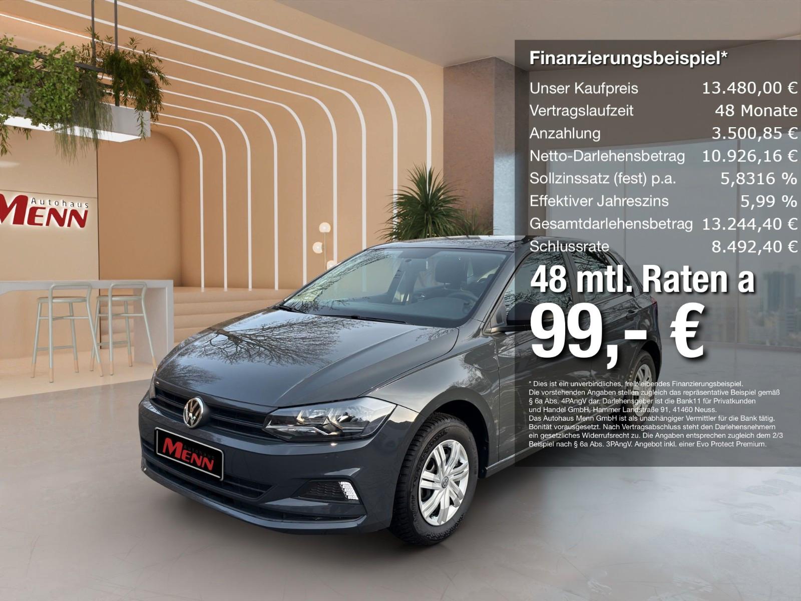 Volkswagen Polo 1.0 Trendline Tempomat Bluetooth DAB