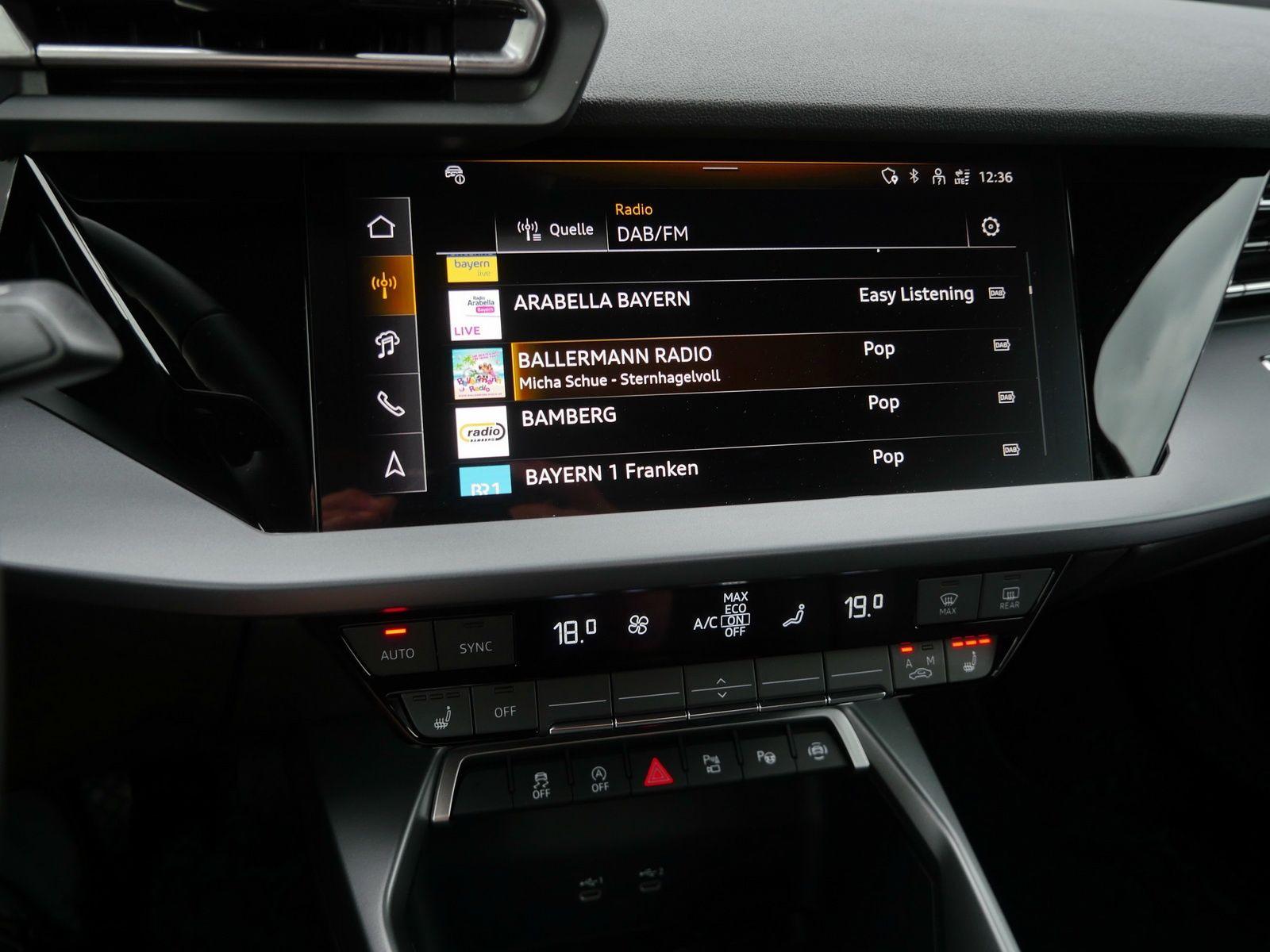 Audi A3 Sportback TDI 110 kW LED*SONOS*HuD*ACC*RFK, миниатюра 21