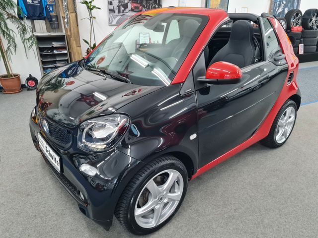 Smart ForTwo cabrio 1.0 passion black/red Shz,Klima,16