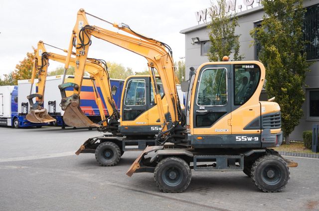 Hyundai Robex 55W-9 Wheeled Excavator 5.5t / 2pcs