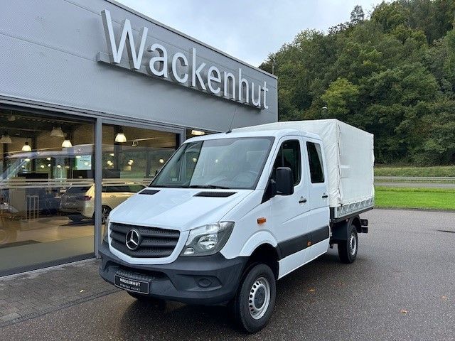 Mercedes-Benz Sprinter 316 DoKa 4x4 Pritsche+Plane Radio Klima