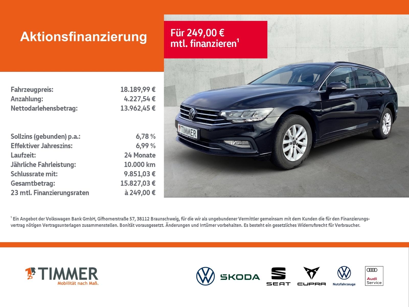 Volkswagen Passat Variant 2.0 TDI DSG BUSINESS +AHK +LED +A