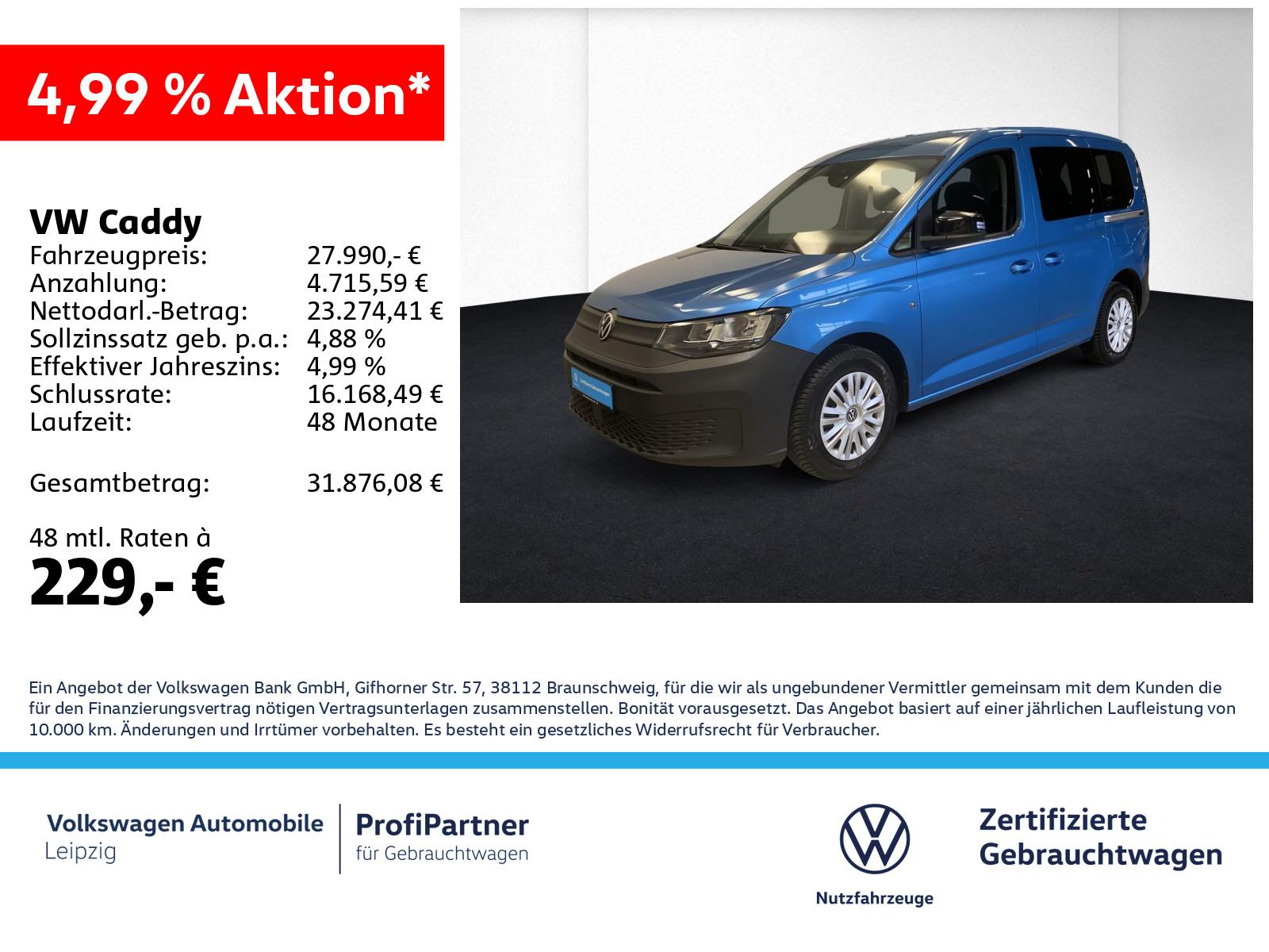 Volkswagen Caddy 2.0 TDI *ACC*Navi*vorb.AHK*Heckflügeltüren