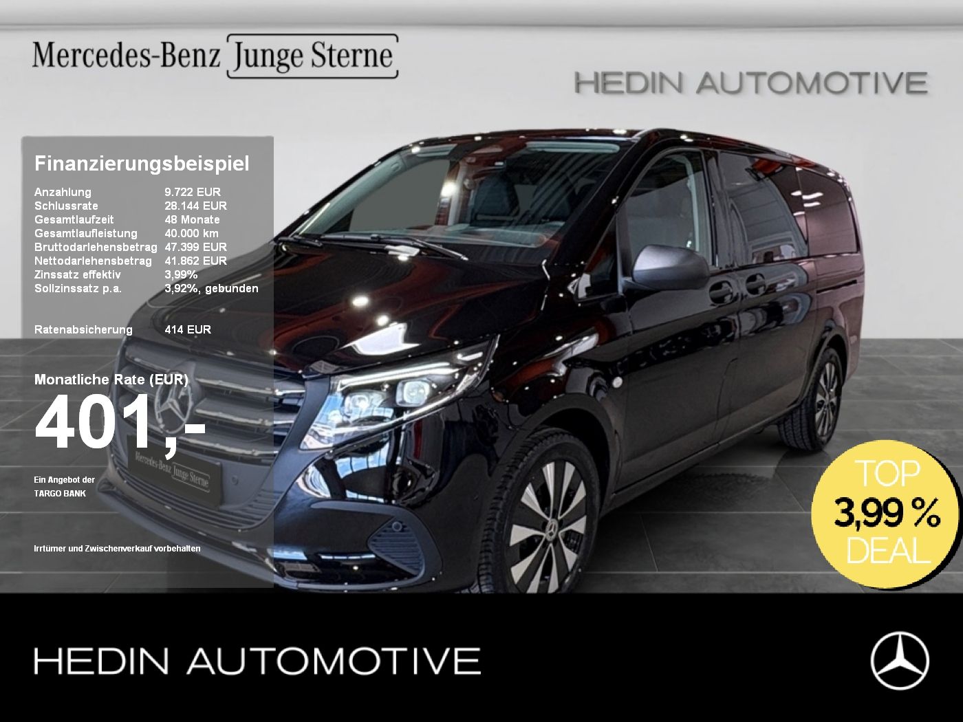 Mercedes-Benz Vito 116 CDI Tourer SELECT Lang KAM NAVI LM SHZ