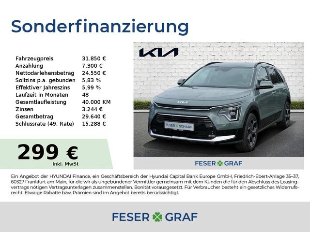 Kia Niro 1.6 HEV DCT SPIRIT 18Zoll TECHNIK Head-Up