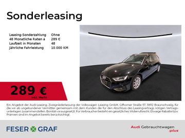 Audi Leasingangebot: Audi A4 Avant 35 TFSI S tronic LED/PDC+/Navi+/SHZ/Car