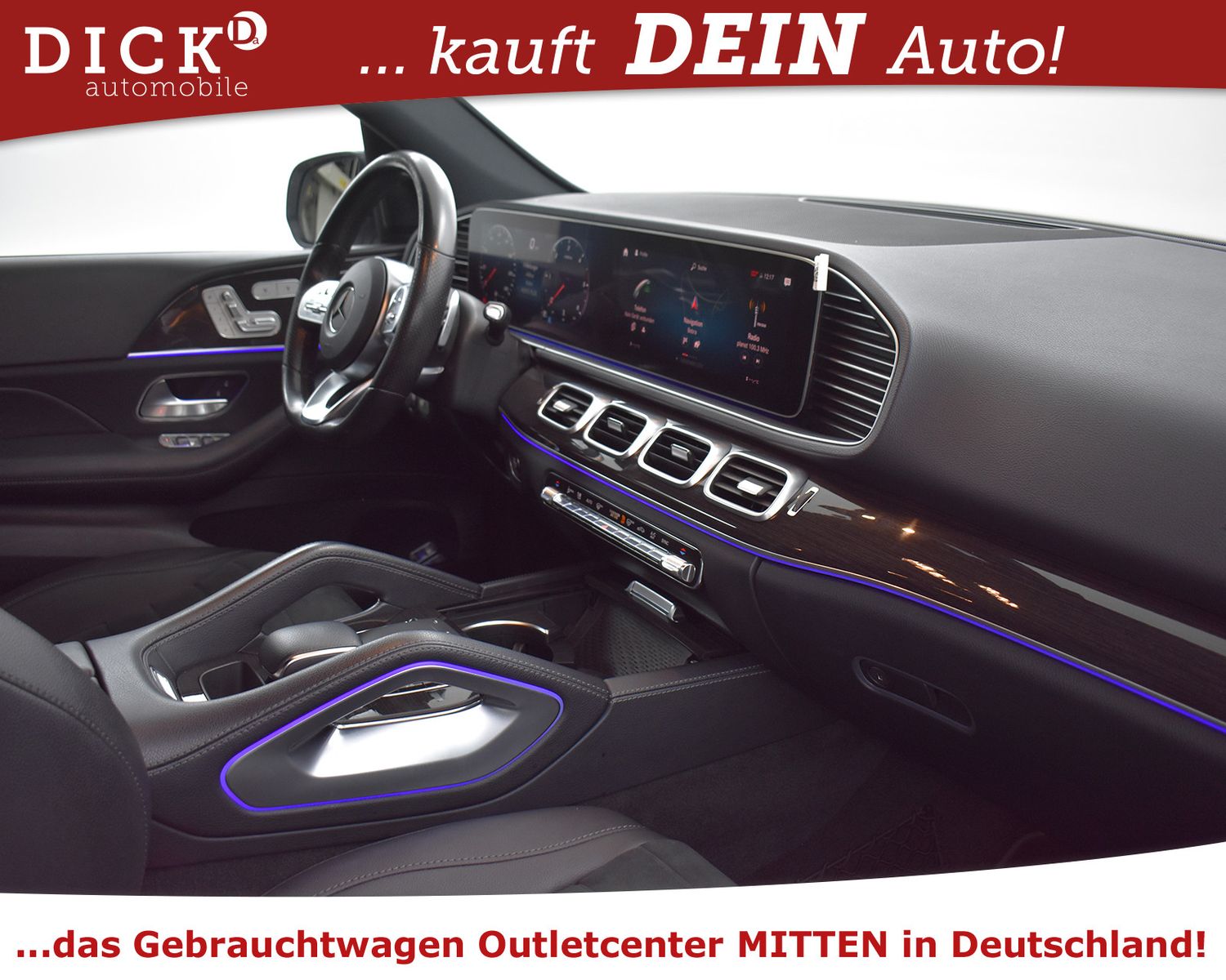 MERCEDES-BENZ GLE 300d 4M 2X AMG Line NIGHT+MEMO+AHK+360+WIDES - Image 15