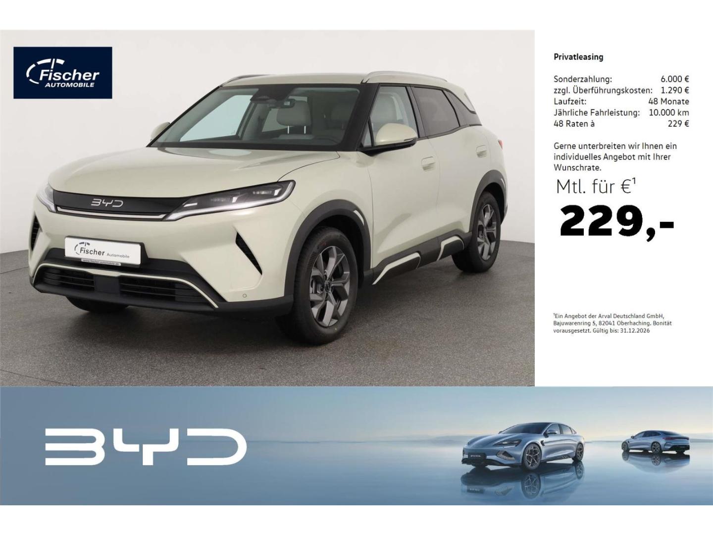 BYD ATTO 2 Comfort LP: 43.549,- /Pano/Wärmepumpe/Top