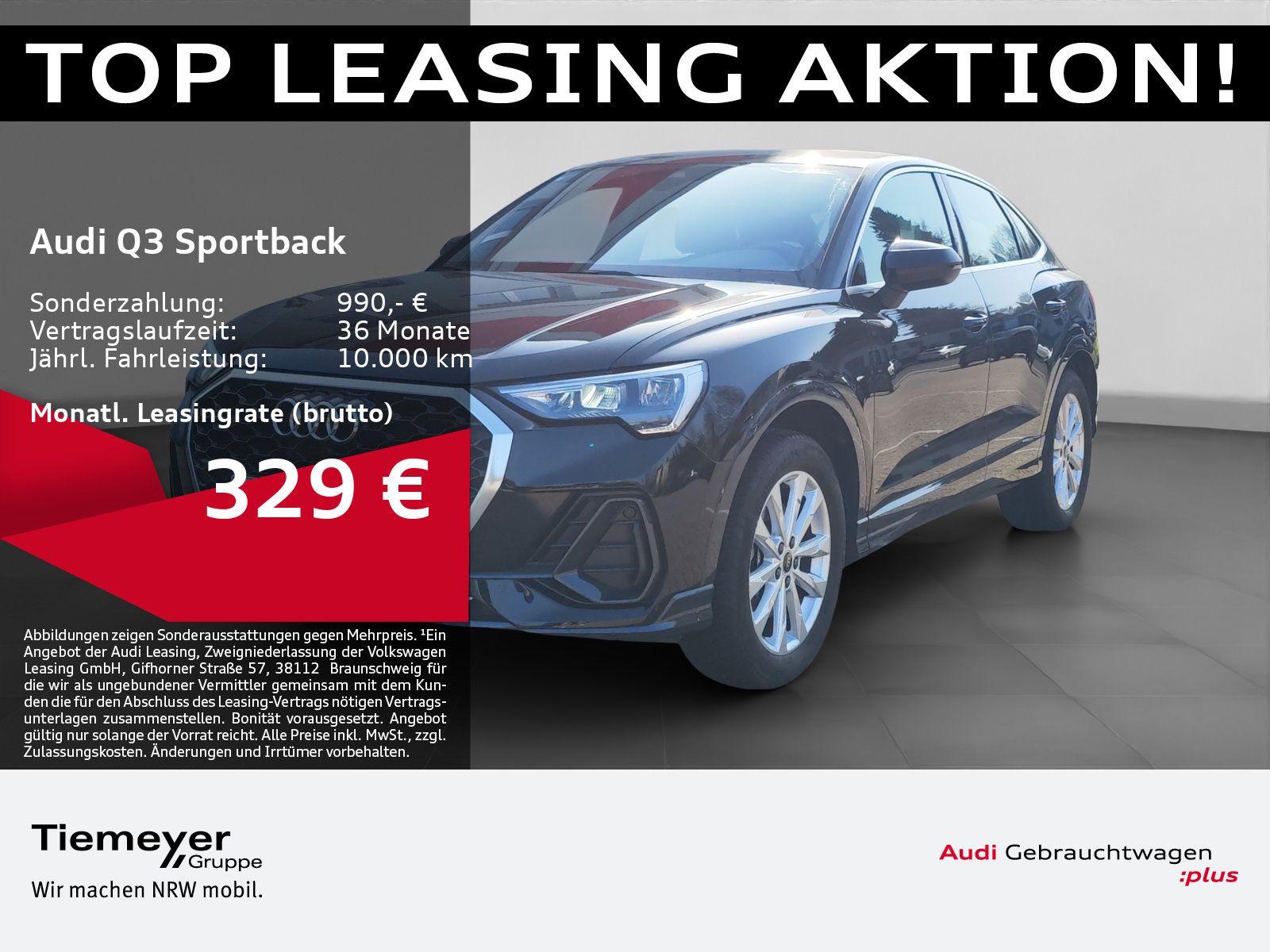 Audi Q3 Sportback 40 TFSI Q LEDER eSITZE KAMERA NAVI
