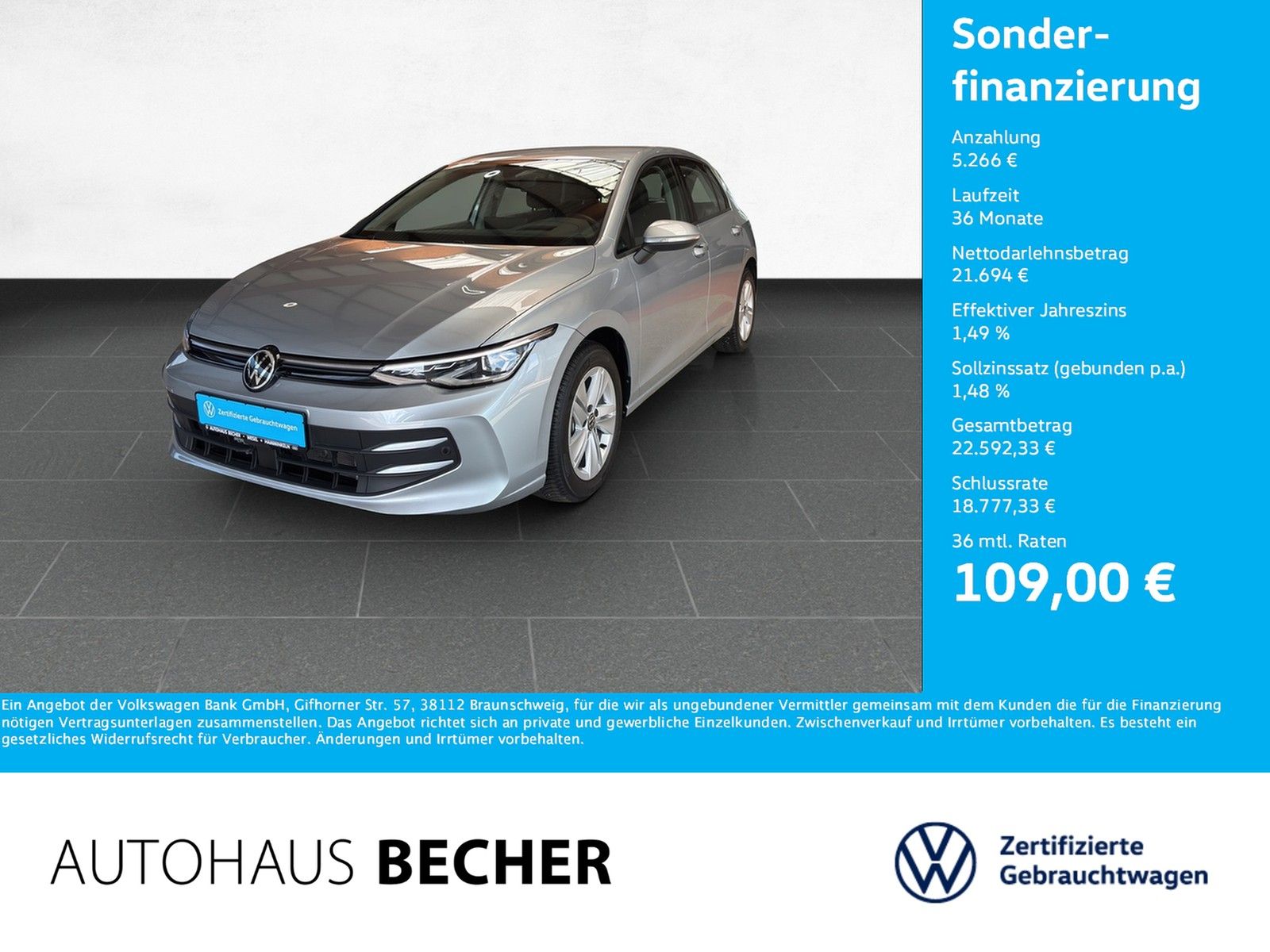 Volkswagen Golf Life 1.5 TSI 6-Gang AHK Matrix HuD Navi foto 1
