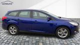 Ford Focus III Turnier 1,0 ecoBoost Automatik Alu Lin - mit Benzin-Antrieb: Blau, Kombi