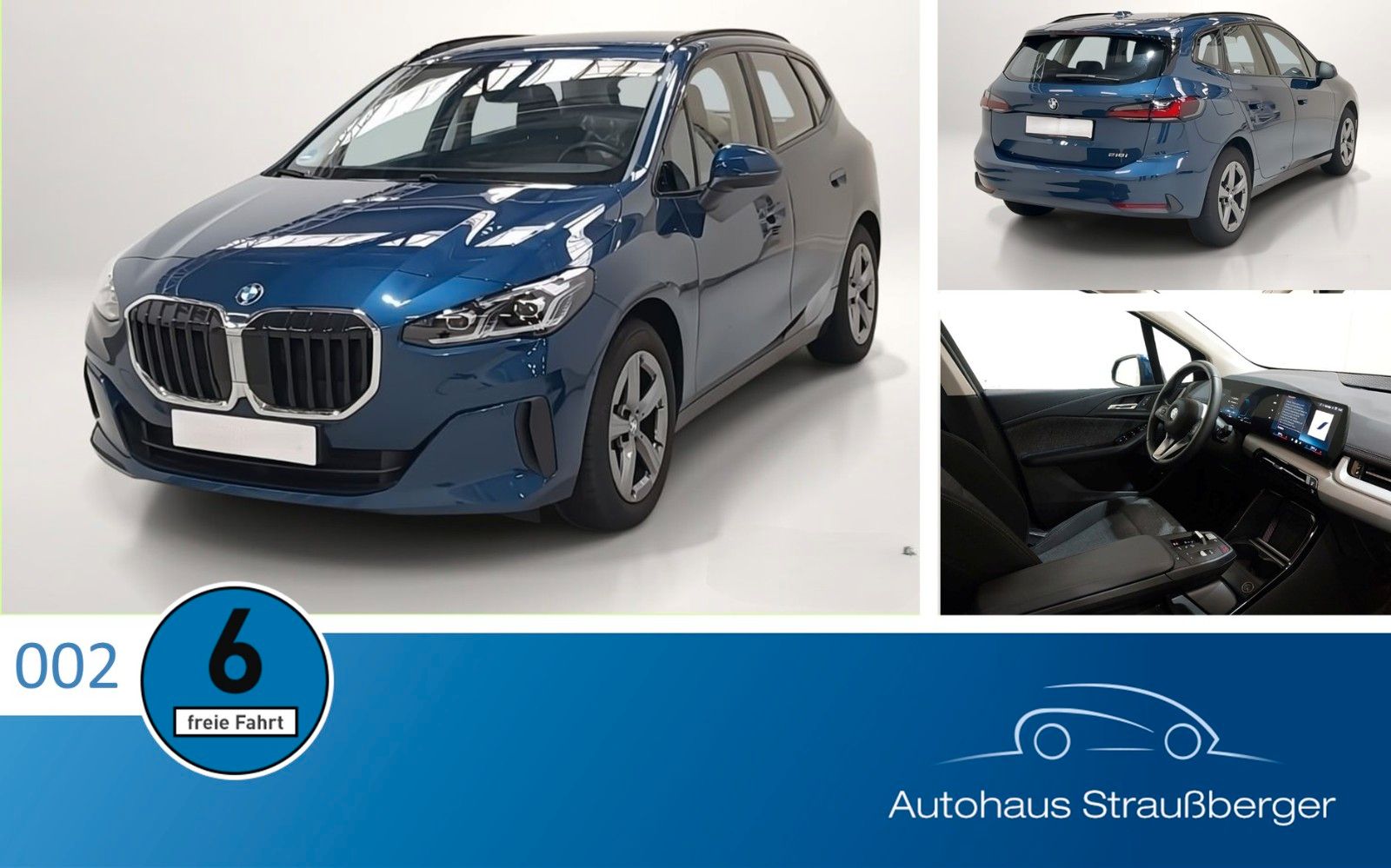 BMW 218i AT ACC 2ZK RFK PDC KZU QI HiFi adaptive LED