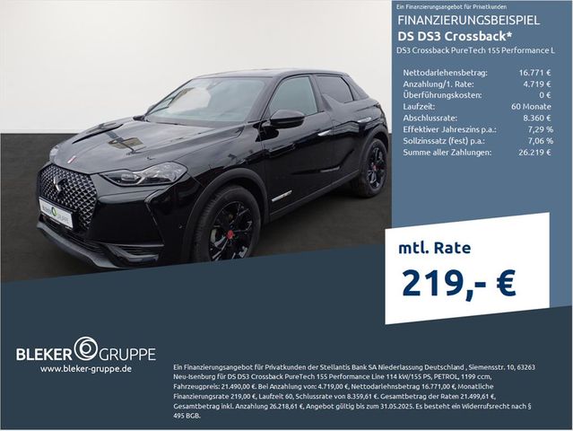 DS Automobiles DS3 Crossback PureTech 155 Performance Line