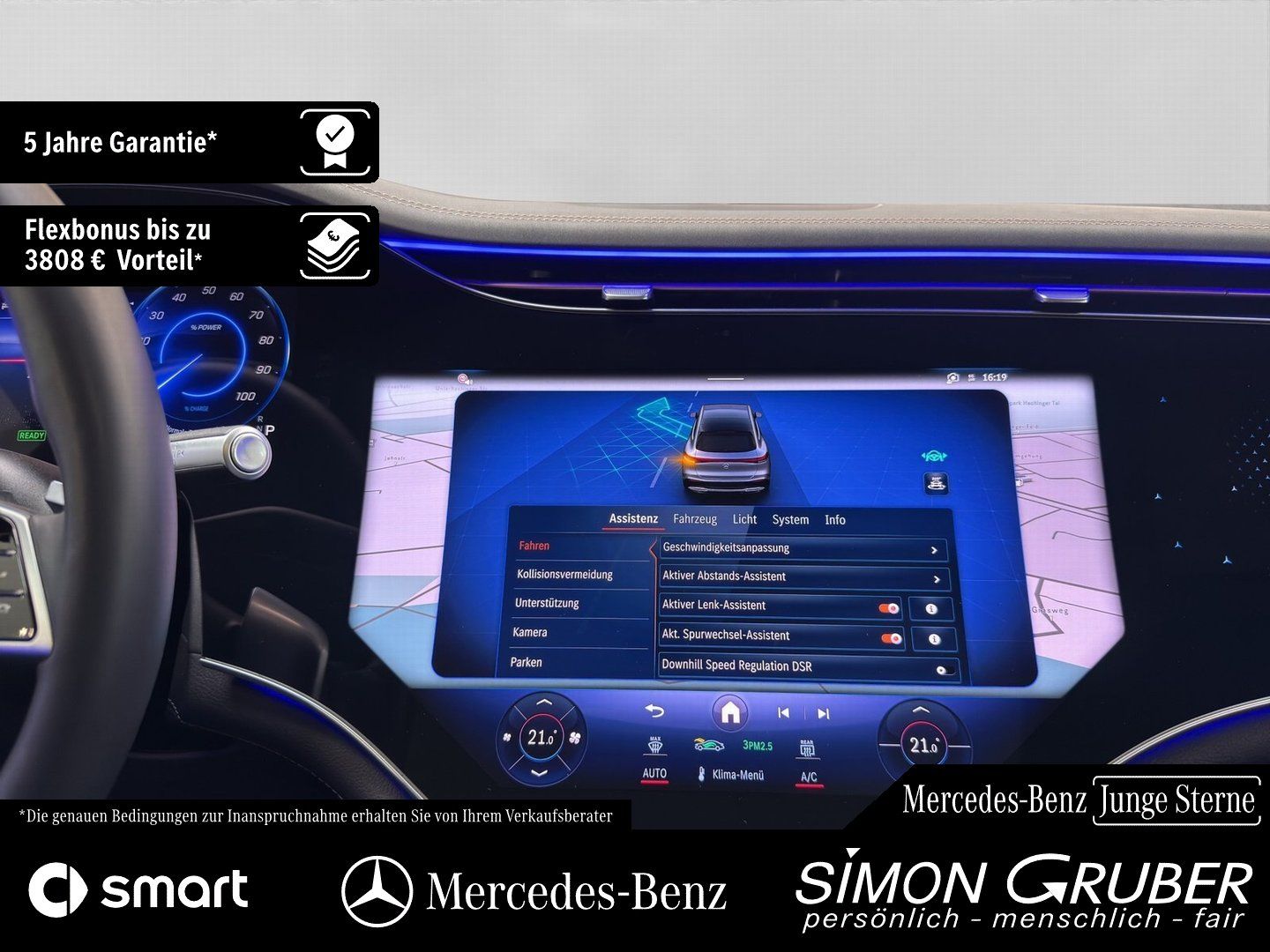 Fahrzeugabbildung Mercedes-Benz EQS 450 4M SUV Pano Hyper AHK Mod 2026 118kwh