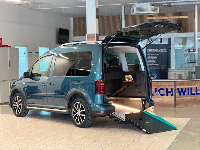 Volkswagen Caddy-DSG-Alltrack-Behindertengerecht-Rampe