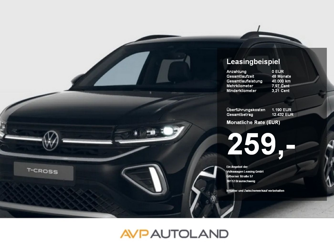 Volkswagen T-Cross 1.0 TSI DSG R-Line | NAVI | AHK |
