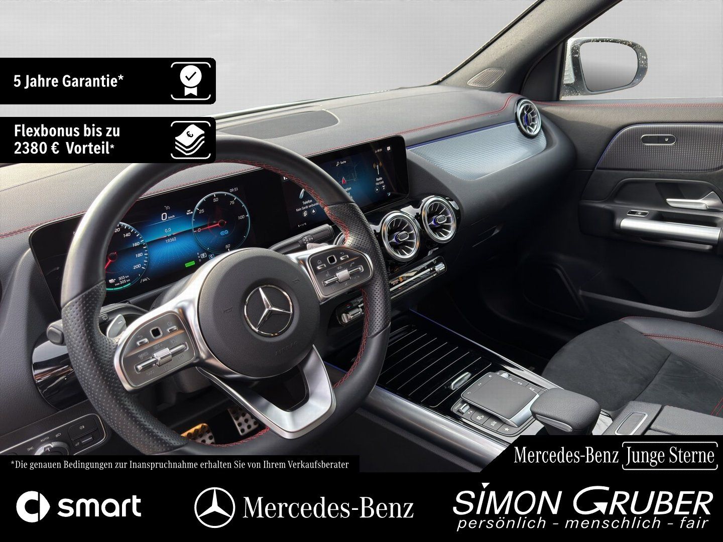 Fahrzeugabbildung Mercedes-Benz EQA 300 4MATIC AMG Line Ambi EasyPack LED Kamera