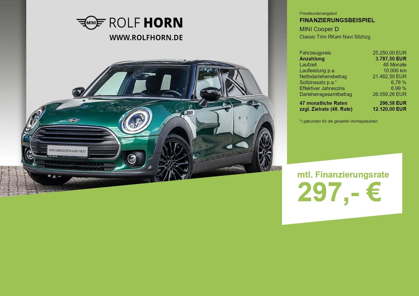 MINI Cooper D Classic Trim RKam Navi Sitzhzg. imagem 3