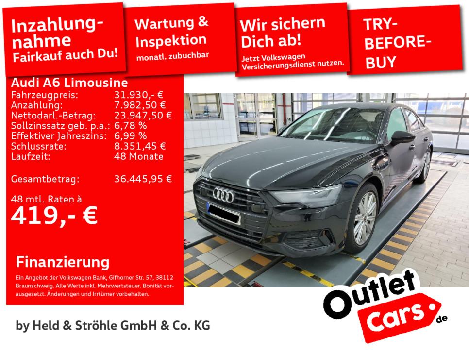 Audi A6 Limousine sport 50 TDI qu 19 LED NAVI R-KAM