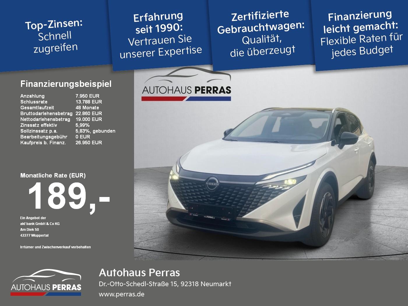 Nissan Qashqai 1.3 DIG-T MHEV 158 PS Xtronic N-Connecta