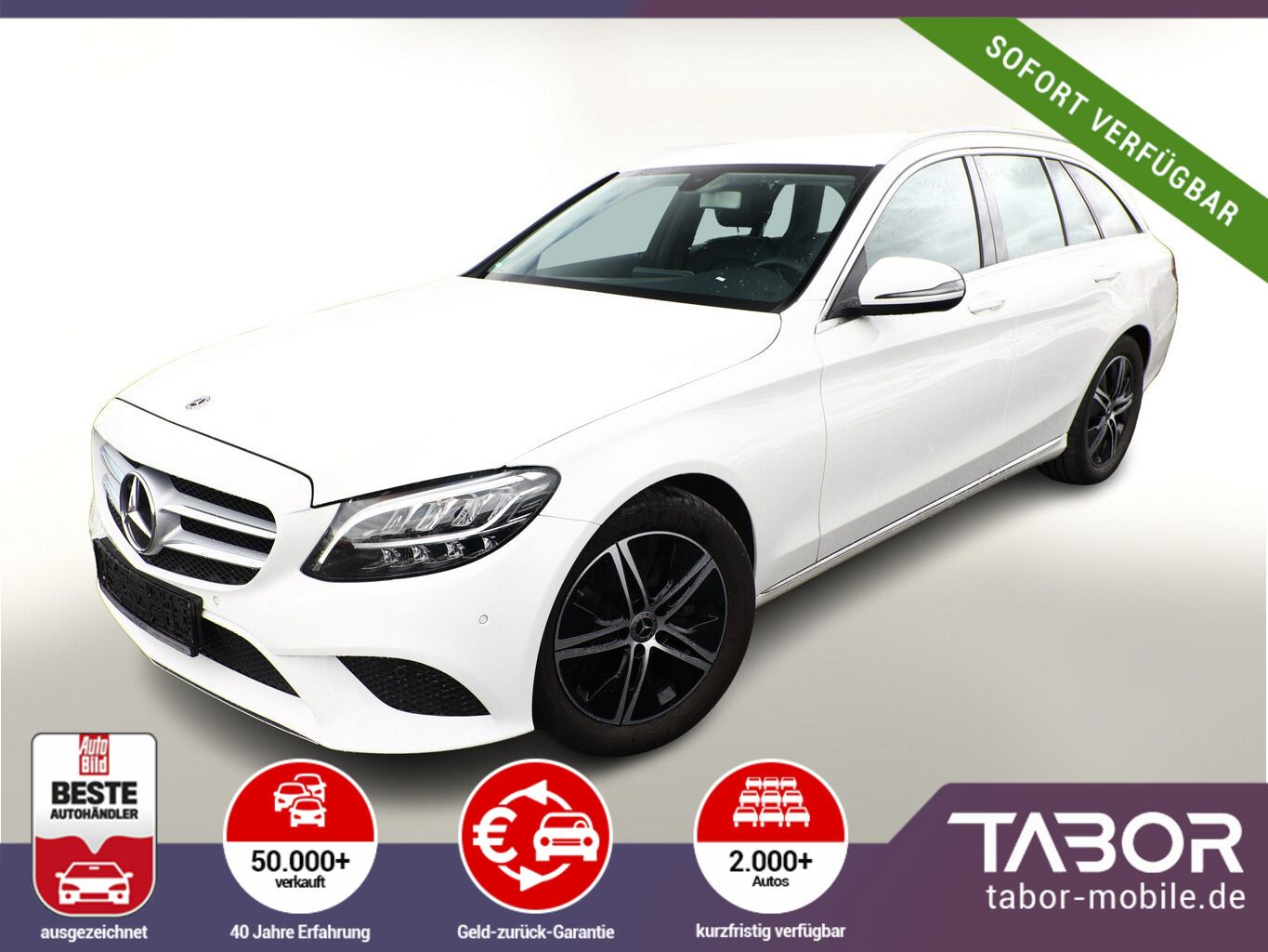 Mercedes-Benz C 200 T Aut Avantgarde AHK LED Nav Distronic Kam