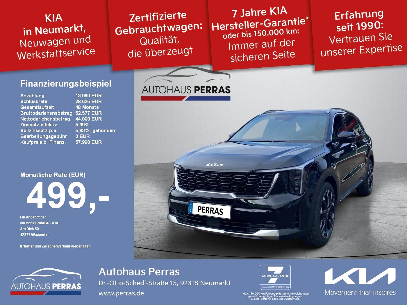 Kia Sorento PE 2.2 D AWD Platinum Glasdach Premium,